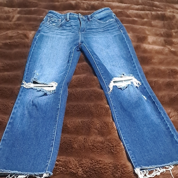 Buckle Denim - Buckle Black Cropped Straight Jeans 27×28